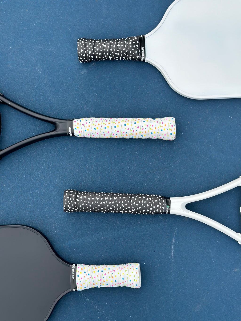 Patterned Tennis Grips | Funky Ace